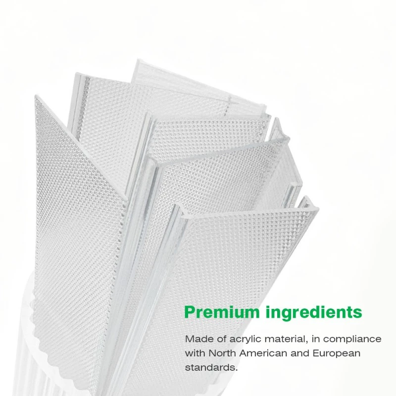 Acrylic Anti-Glare Extrusion Lampshade