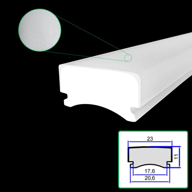 Acrylic Frosted Extrusion Lampshade Acrylic Frosted Extrusion Lampshade