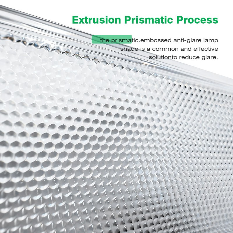 Polycarbonate Anti-Glare Extruded Lampshade