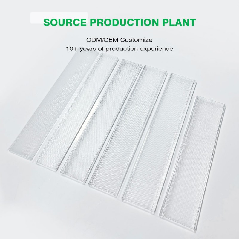 Polycarbonate Anti-Glare Extruded Lampshade