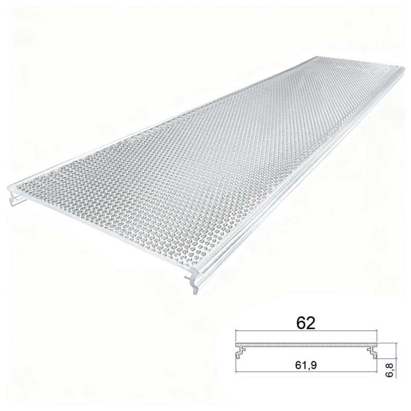 Polycarbonate Embossed Extruded Lampshade Polycarbonate Embossed Extruded Lampshade