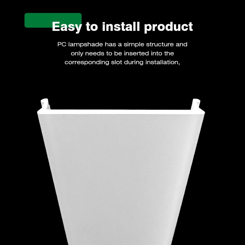 Polycarbonate Extruded Matte Lampshade