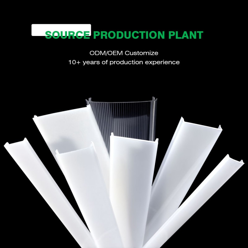 Polycarbonate Extrusion Frosted Lampshade