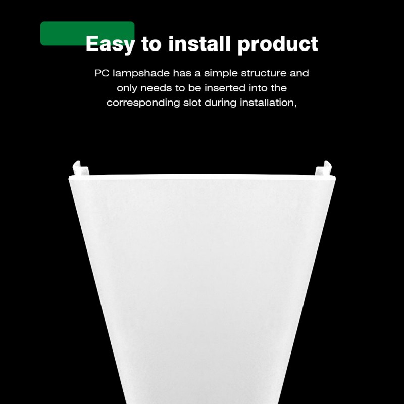 Polycarbonate Extrusion Frosted Lampshade