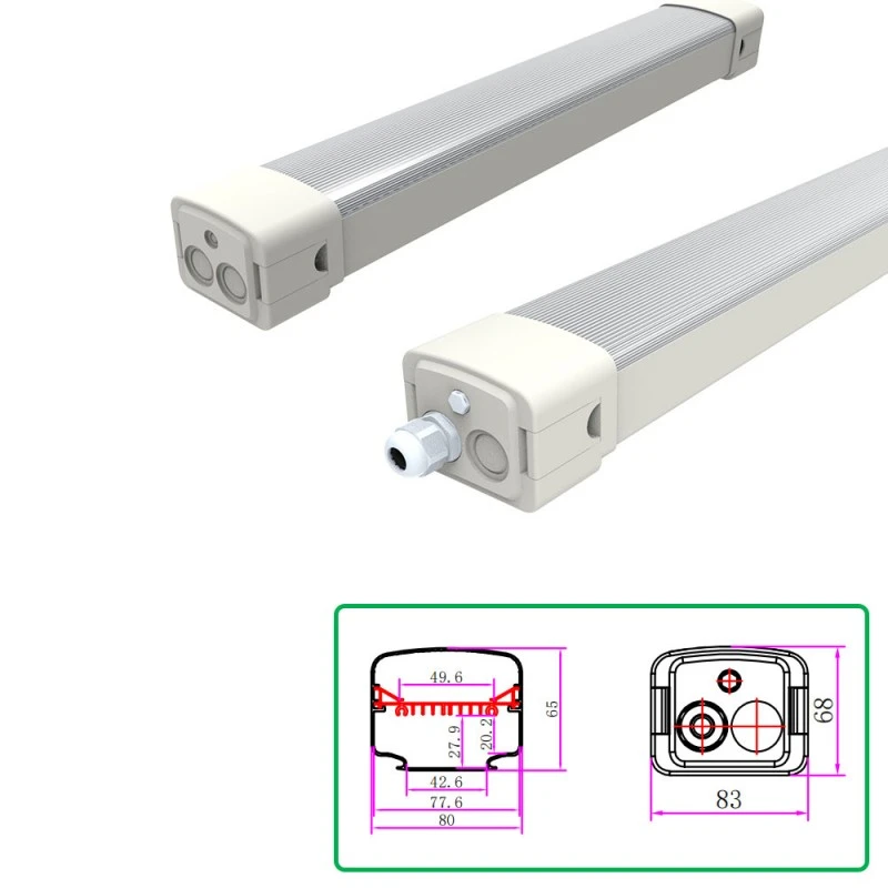 Tri-Proof Light Dual-Color Extruded Housing Tri-Proof Light Dual-Color Extruded Housing