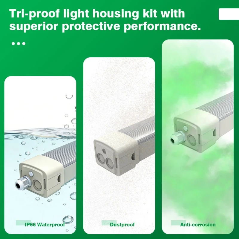 Tri-Proof Light Dual-Color Extruded Housing